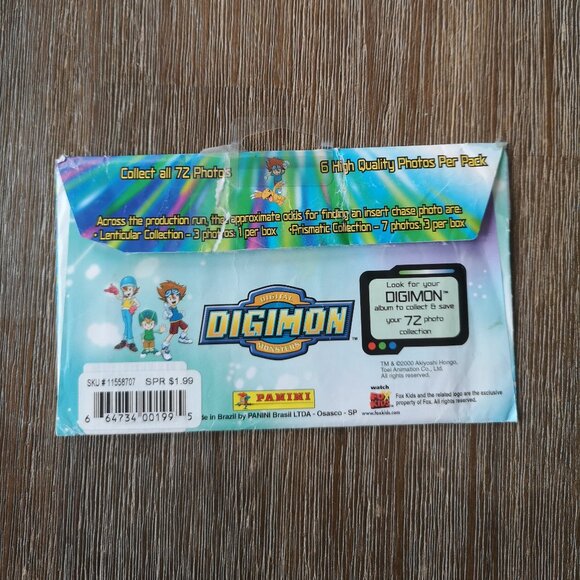 RARE 2000 Digimon Photo Pack by Panini - Picture 4 of 6
